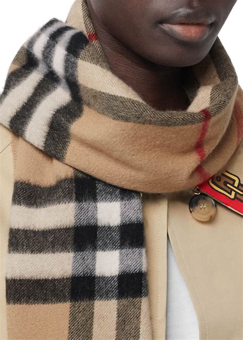 burberry check wool square scarf large|burberry giant check cashmere scarf.